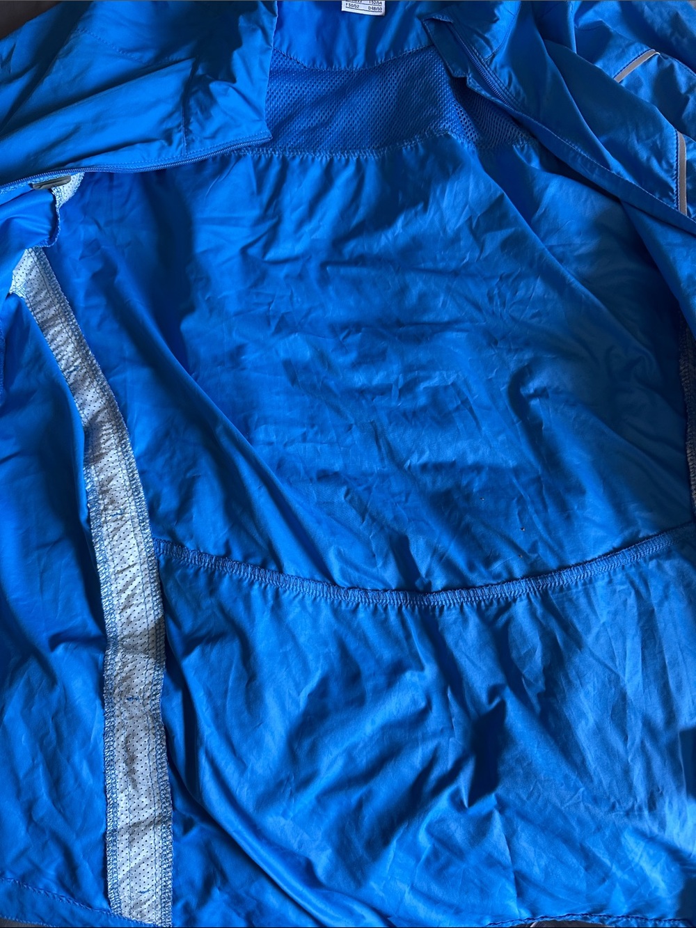 Nike Women’s Bright Blue Full-Zip Windbreaker Jacket XL - Picture 7 of 8